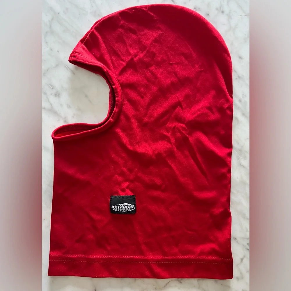 KATAHDIN GEAR KG POLYESTER BALACLAVA FACE MASK RED Ski Mask Neck Gator unisex